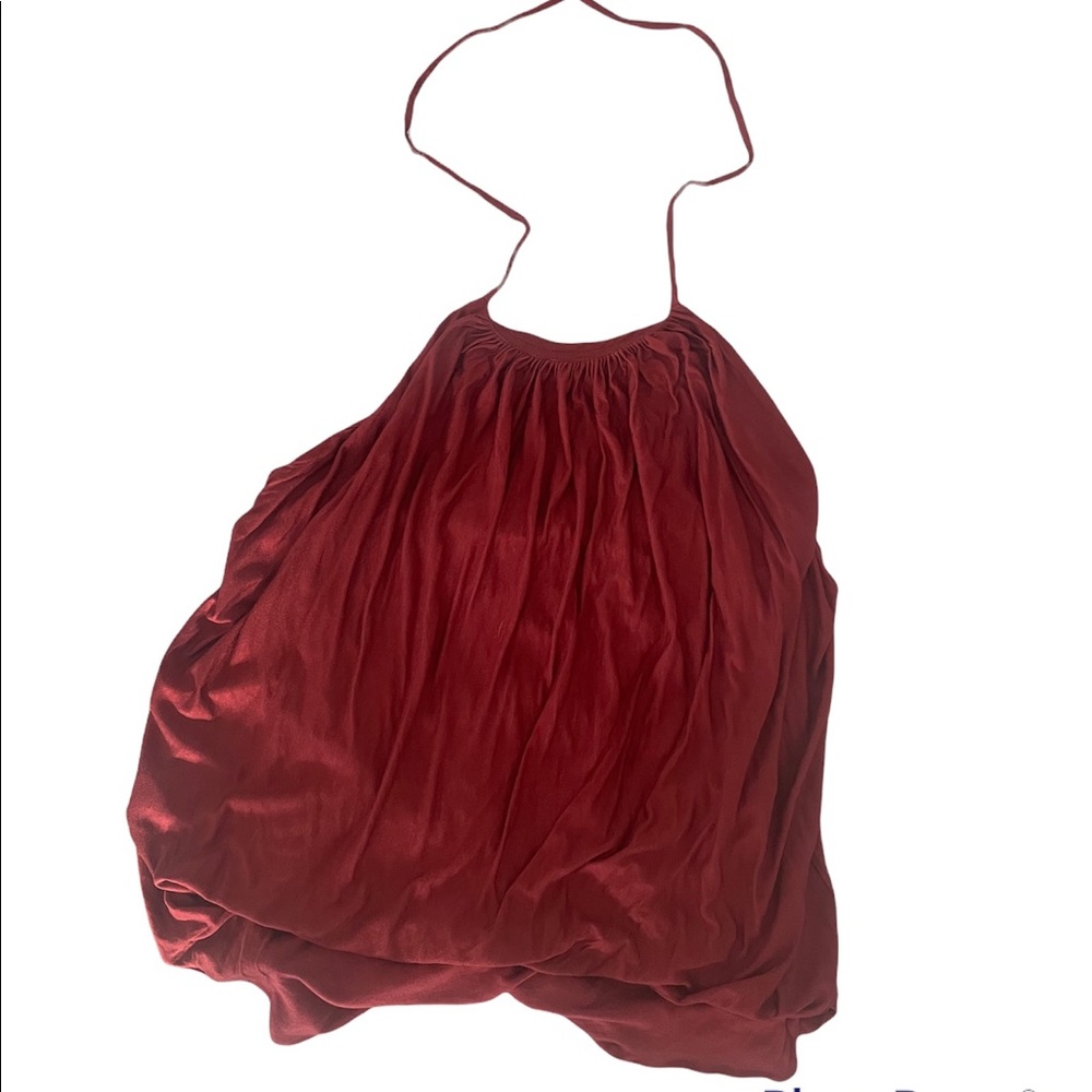 UEC Red/Auburn Halter top, White House Black Market